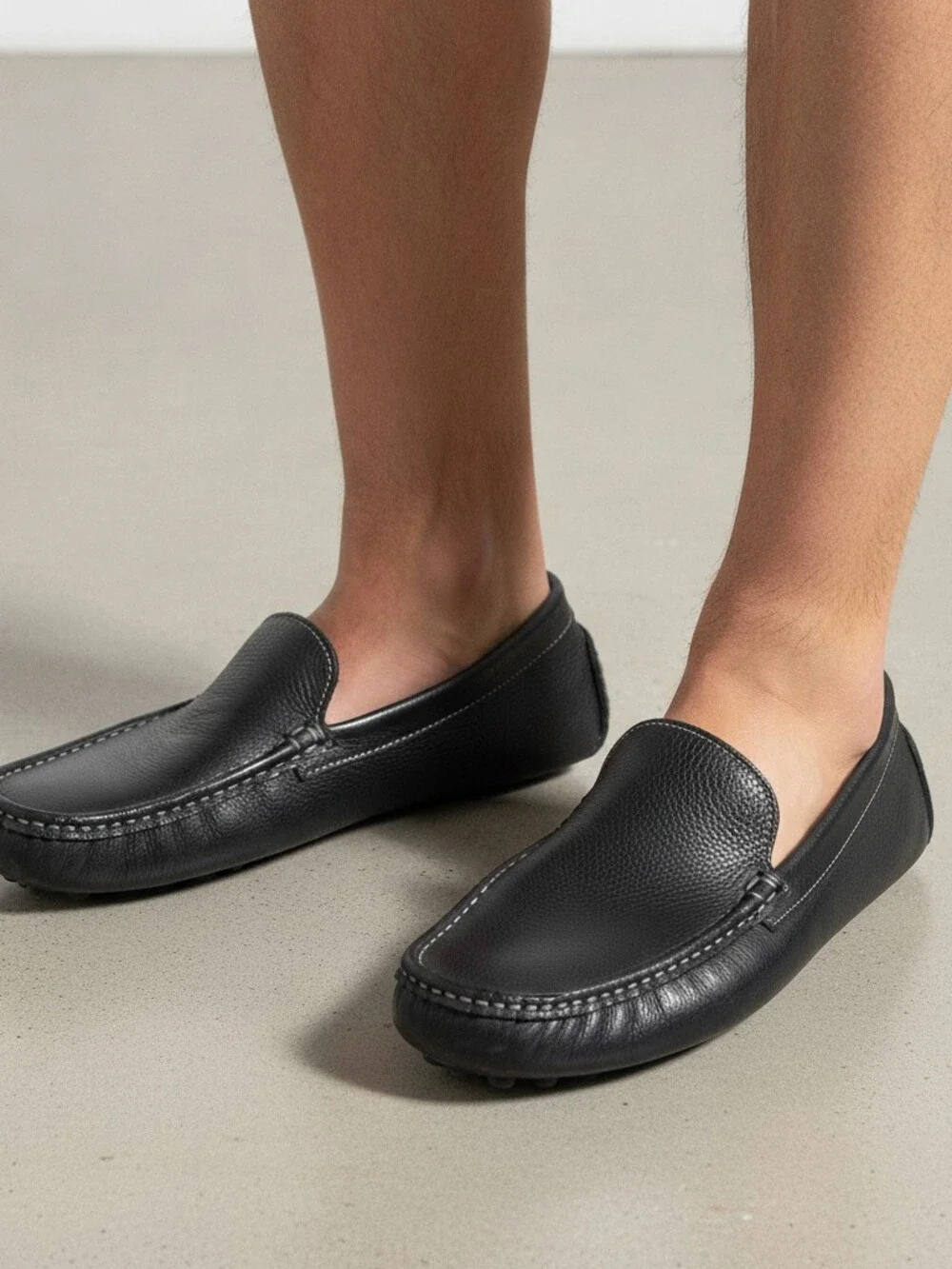 Tod's Black Leather Driver | Men’s 41EU Slip-On Comfort
